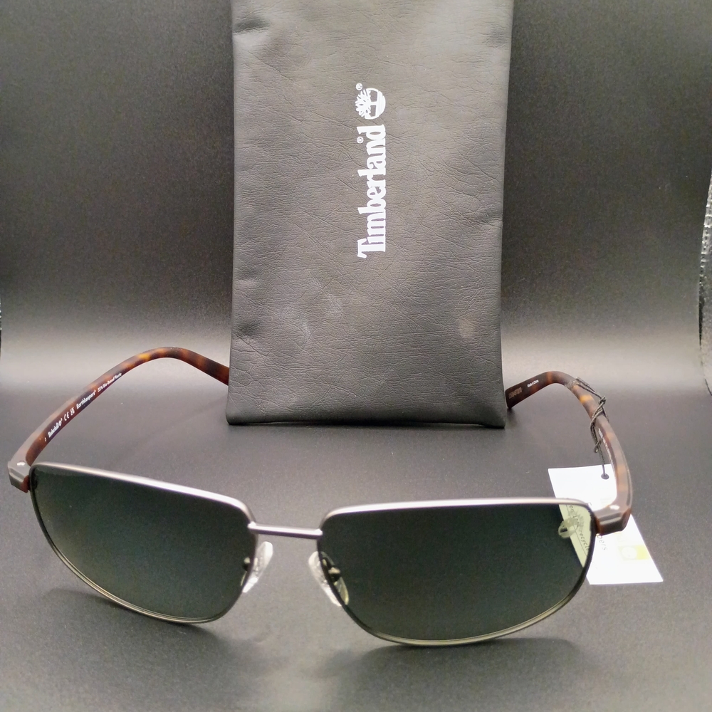 Timberland Silver and Brown Sunglasses
